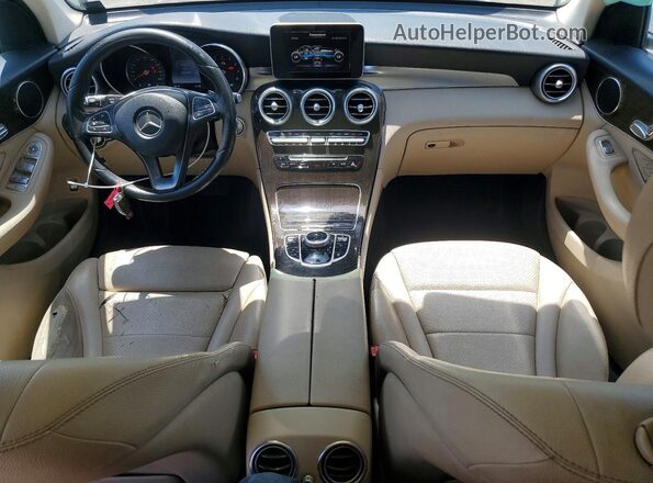 WDC0G4JB6HF165041 2017 MERCEDES-BENZ GLC-CLASS White Vista del cuadro de instrumentos