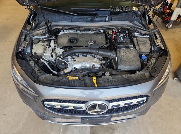 W1N4N4HB5MJ121521 2021 MERCEDES-BENZ GLA Gray Widok naklejki z numerem VIN
