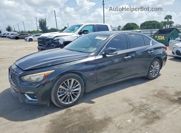 JN1EV7AP9GM555403 2016 INFINITI Q50 Black Հետևի ձախ