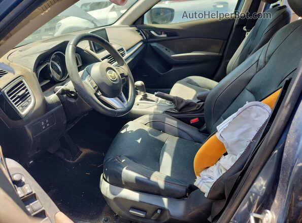 JM1BM1N30G1277628 2016 MAZDA 3 Blue Vista del salpicadero
