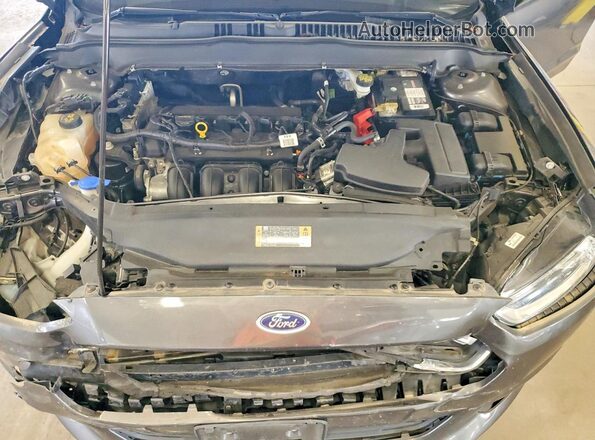 3FA6P0H72GR153549 2016 FORD FUSION Gray Вид підкапотного простору