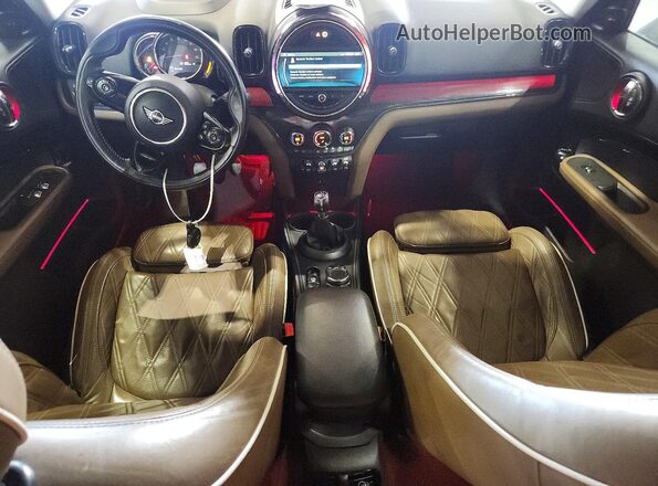 WMZYT5C56K3E69483 2019 MINI COOPER White Widok zestawu wskaźników