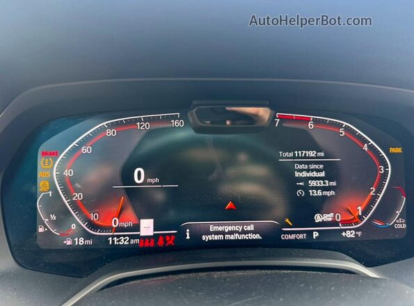 5UXCX4C59KLS36573 2019 BMW X7 Black Առջևի վահանակի տեսք