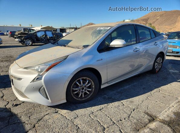 JTDKBRFU5J3591783 2018 TOYOTA PRIUS Silver Rear left