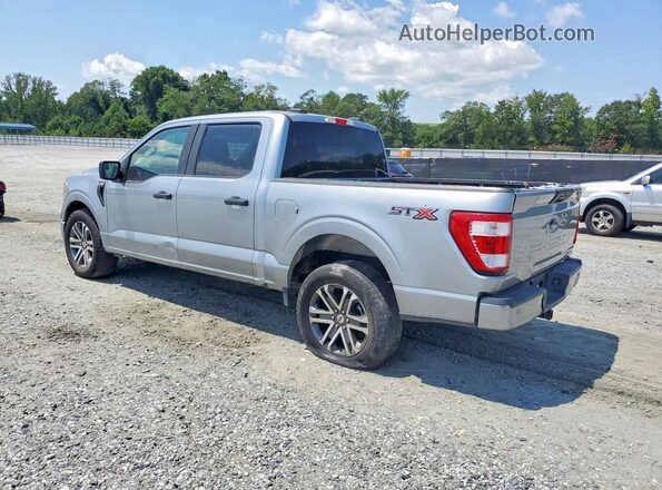 1FTEW1CPXMKE21267 2021 FORD F150 Silver უკანა მარჯვენა