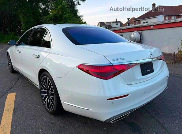 W1K6G7GB6MA045696 2021 MERCEDES-BENZ S Белый Задняя правая четверть