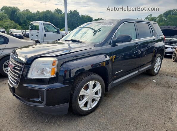 2GKALMEK9H6341093 2017 GMC TERRAIN Black Rear left