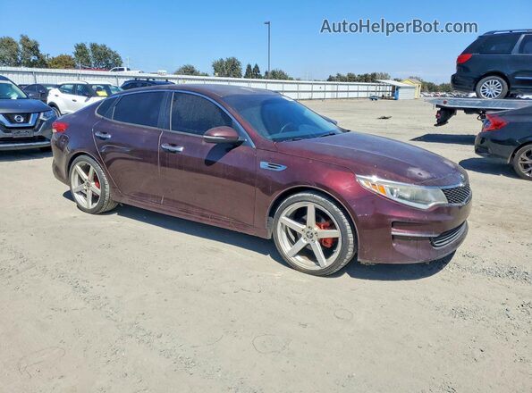 5XXGT4L32GG090277 2016 KIA OPTIMA Бордовый Вид спереди