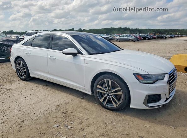 WAUK2AF22KN056168 2019 AUDI A6 White Front view