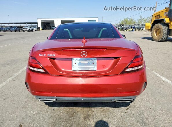 WDDPK3JAXJF149781 2018 MERCEDES-BENZ SLC Red Սալոնի դիմացի տեսք