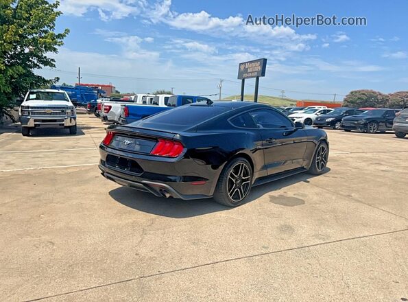 1FA6P8TH9N5105447 2022 FORD MUSTANG Black Вид спереду
