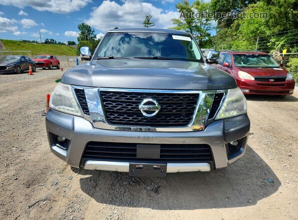 JN8AY2NE8H9702950 2017 NISSAN ARMADA Black Հետևի տեսք