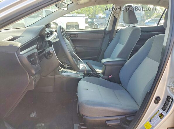 2T1BURHE3GC566834 2016 TOYOTA COROLLA Silver Dashboard view