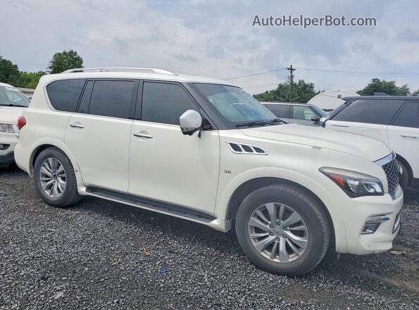 JN8AZ2NF3G9610455 2016 INFINITI QX80 White Դիմացի տեսք