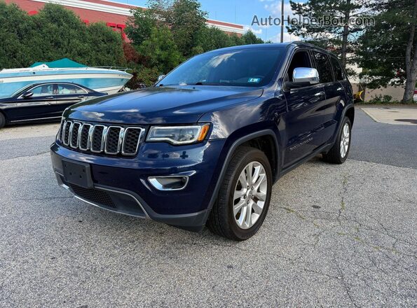 1C4RJFBGXHC646139 2017 JEEP CHEROKEE Синий Задняя левая четверть