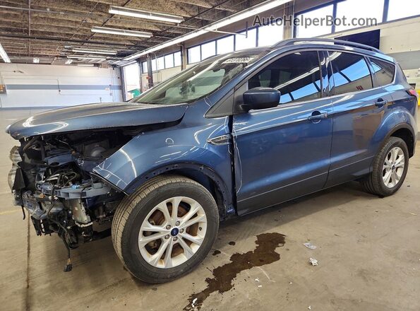 1FMCU0GD8JUA03857 2018 FORD ESCAPE Gray Հետևի ձախ