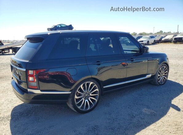 SALGS2EF0GA301396 2016 LAND ROVER RANGE Black Przód prawy