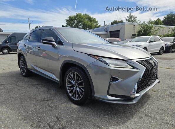 2T2BZMCA4JC162064 2018 LEXUS RX 350 Gray Задня ліва чверть