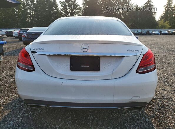 55SWF4KB6GU117901 2016 MERCEDES-BENZ C Белый Вид салона спереди