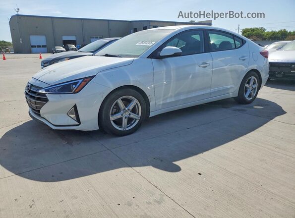 5NPD84LF7KH463213 2019 HYUNDAI ELANTRA White Հետևի ձախ