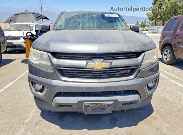1GCGSDEN5H1218056 2017 CHEVROLET COLORADO Gray Rear view