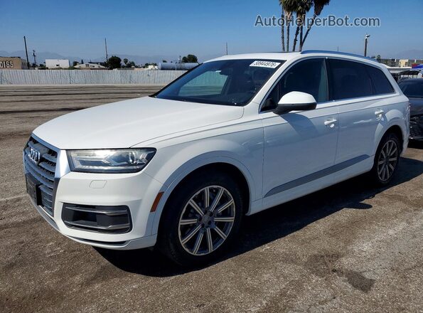 WA1LAAF74JD019630 2018 AUDI Q7 White Rear left