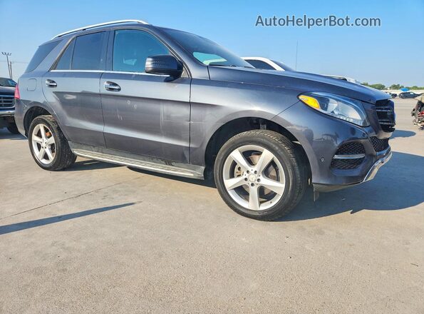 4JGDA5HBXGA777657 2016 MERCEDES-BENZ GLE Серый Вид спереди