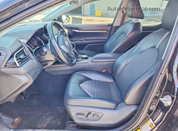 4T1G11AK4NU630472 2022 TOYOTA CAMRY Black წინა პანელის ხედი