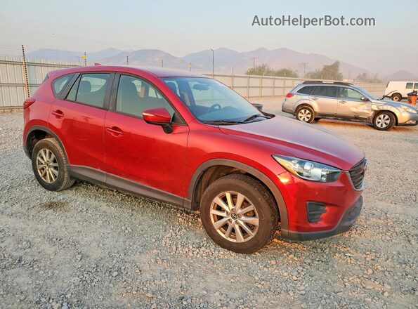 JM3KE4BY9G0798021 2016 MAZDA CX-5 Red წინა ხედი