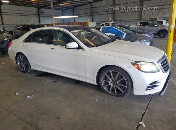 WDDUG6GB7JA364134 2018 MERCEDES-BENZ S-CLASS White Vista frontal