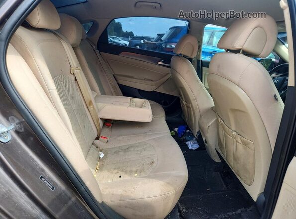 5NPE34AF0HH441259 2017 HYUNDAI SONATA Brown Vista interior trasera
