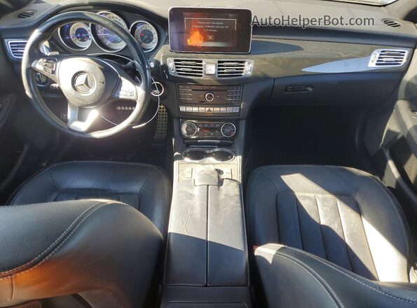 WDDLJ9BB5GA178381 2016 MERCEDES-BENZ CLS-CLASS Silver ხელსაწყოთა პანელის ხედი