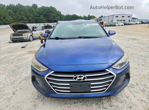 5NPD84LF6HH100992 2017 HYUNDAI ELANTRA Синий Вид сзади