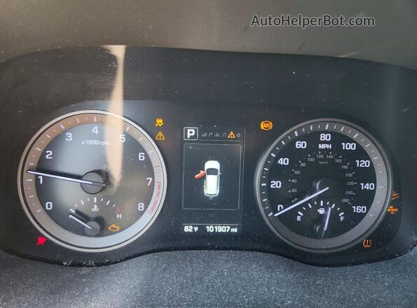 KM8J3CA23JU615371 2018 HYUNDAI TUCSON Silver Vista de los asientos traseros