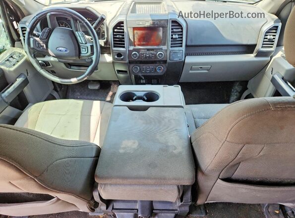 1FTEW1C57JKC45241 2018 FORD F150 White Vista del cuadro de instrumentos