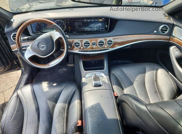 WDDUG8FB8GA239858 2016 MERCEDES-BENZ S-CLASS Black Instrument cluster view