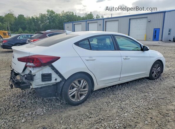 5NPD84LF6KH443230 2019 HYUNDAI ELANTRA White წინა მარჯვენა