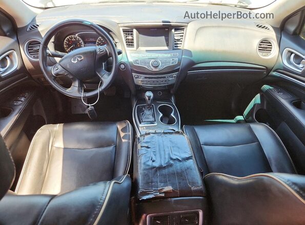 5N1DL0MN1KC568883 2019 INFINITI QX60 Black ხელსაწყოთა პანელის ხედი