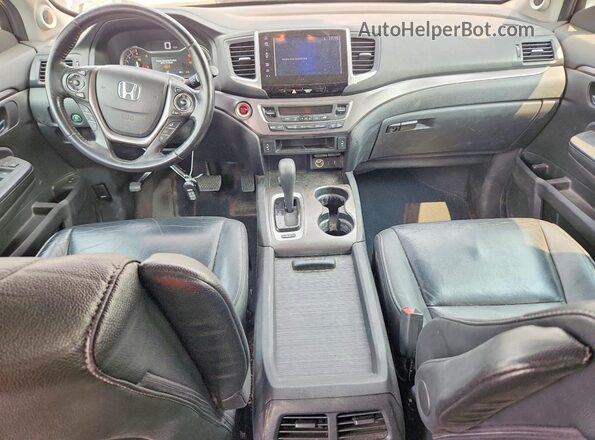 5FNYF6H62HB004352 2017 HONDA PILOT Gray ხელსაწყოთა პანელის ხედი