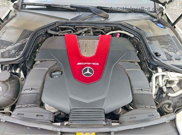 WDDWJ6EB9HF493728 2017 MERCEDES-BENZ C White წინა პანელის ხედი