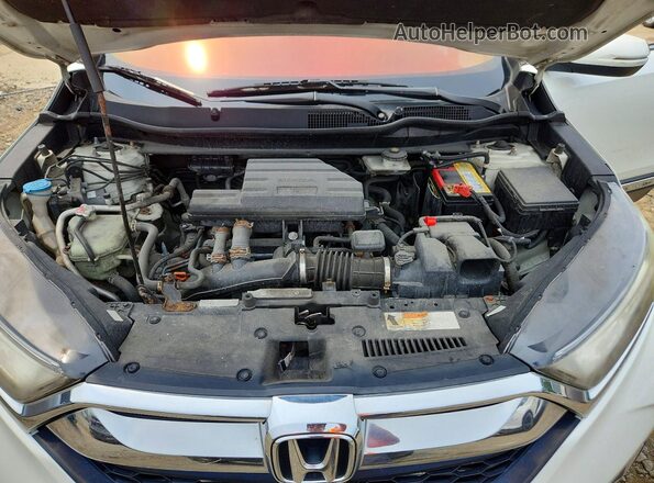 2HKRW2H92HH606757 2017 HONDA CR-V White VIN კოდის სტიკერის ხედი
