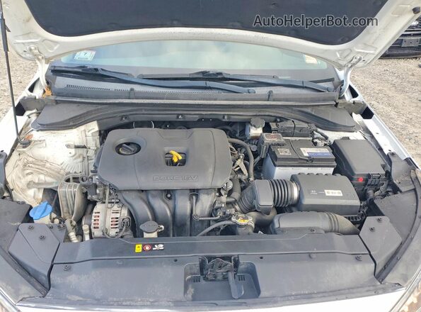 5NPD84LF6KH443230 2019 HYUNDAI ELANTRA White ძრავის განყოფილების ხედი
