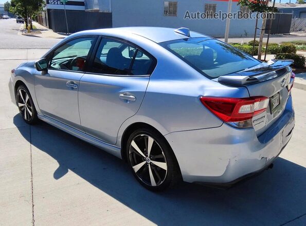 4S3GKAL65H3600781 2017 SUBARU IMPREZA Серебряный Вид спереди