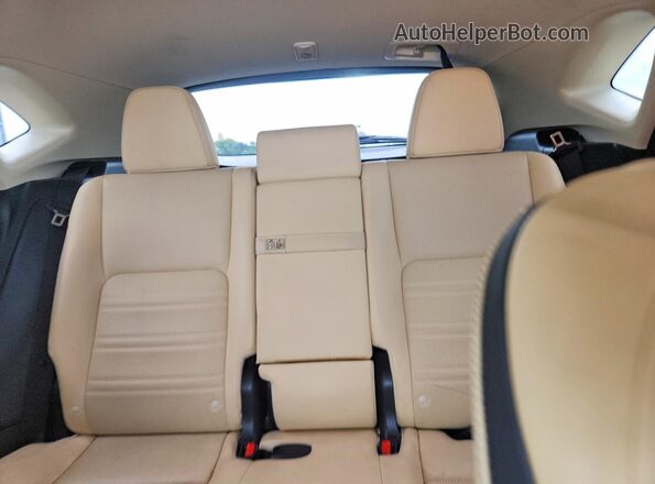 JTJYARBZXG2050044 2016 LEXUS NX White Widok wnętrza z tyłu