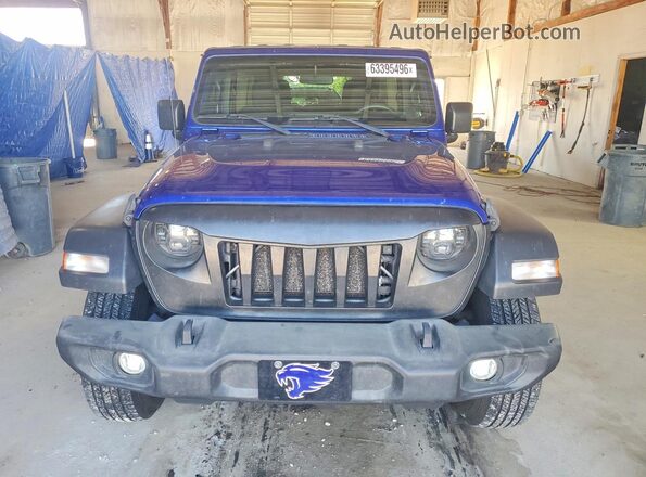 1C4HJXDN6JW241140 2018 JEEP WRANGLER Blue Հետևի տեսք
