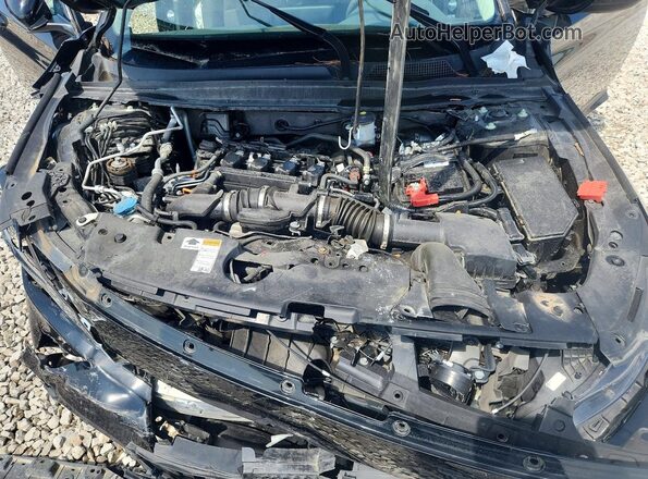 1HGCV1F12MA086689 2021 HONDA ACCORD Black Вид підкапотного простору