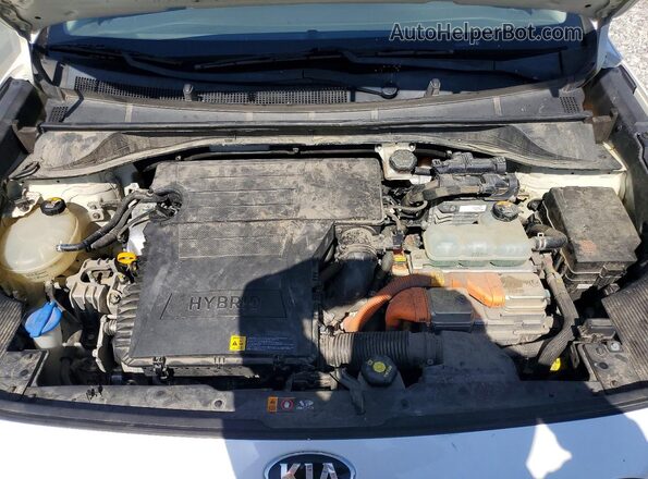 KNDCC3LCXK5298168 2019 KIA NIRO White ძრავის განყოფილების ხედი