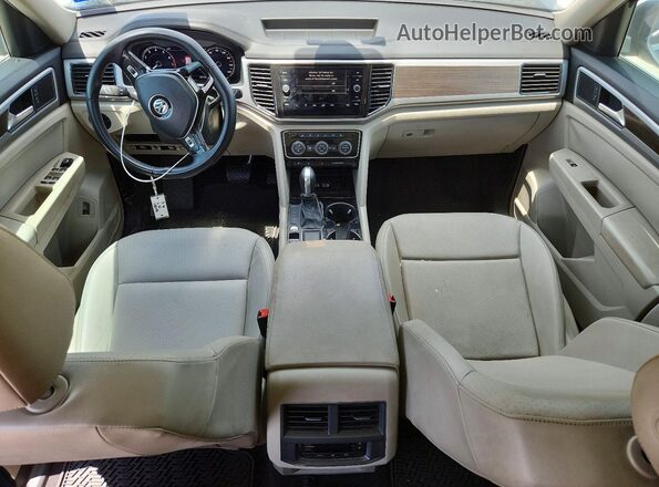 1V2ER2CAXKC519410 2019 VOLKSWAGEN ATLAS Blue Vista del cuadro de instrumentos