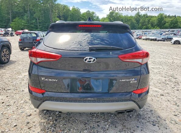 KM8J3CA20JU680209 2018 HYUNDAI TUCSON Black Вид салону спереду