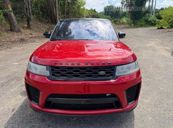 SALWZ2SE8JA191871 2018 LAND ROVER RANGE Red Панорамний вид салону 360°